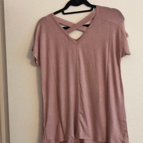 Criss Cross Back short sleeve top - Picture 5 of 5